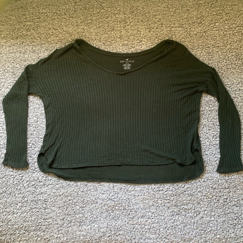 American Eagle Ribbed Long Sleeve - Picture 4 of 6